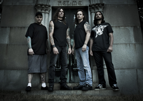 Group photo of the members of heavy metal band, Ashes of Your Enemy.